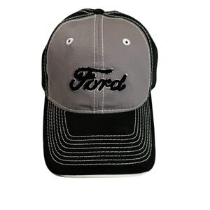 Official Licensed Ford Two-Tone Black and Gray Baseball Cap
Size OS
